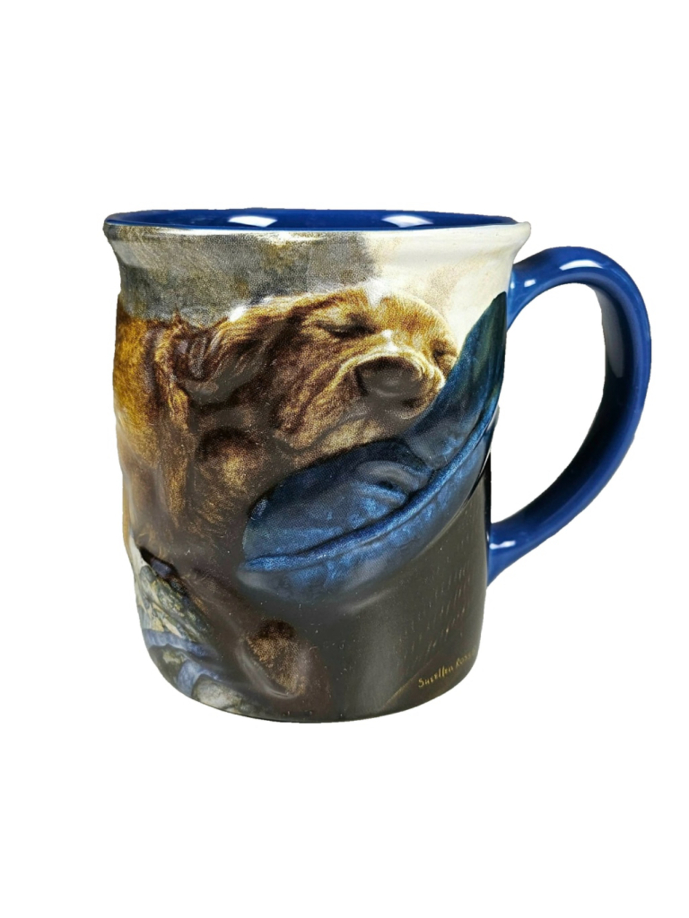 Hadley Collection Sueellen Ross Golden Dreams Golden Retriever Dog Mug Excellent